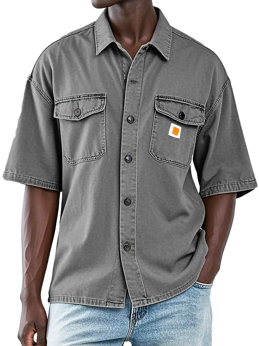 Herrer Kortærmet Utility-Shirt Stilla