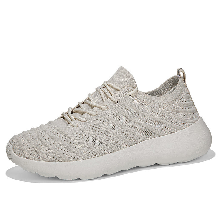 Herre Lettere Fleksible Strik Sneakers Stilla