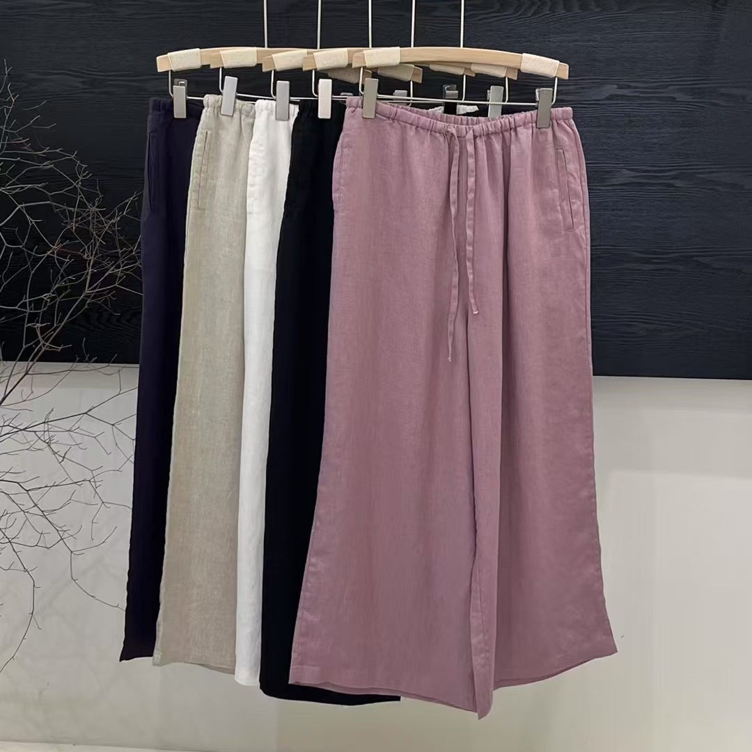 Femme Bred Linnedragt med elastisk linning Stilla