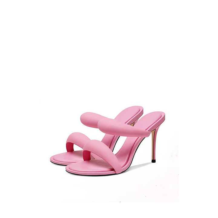Femme Stilfulde Høje Hæle Slide Sandaler Stilla