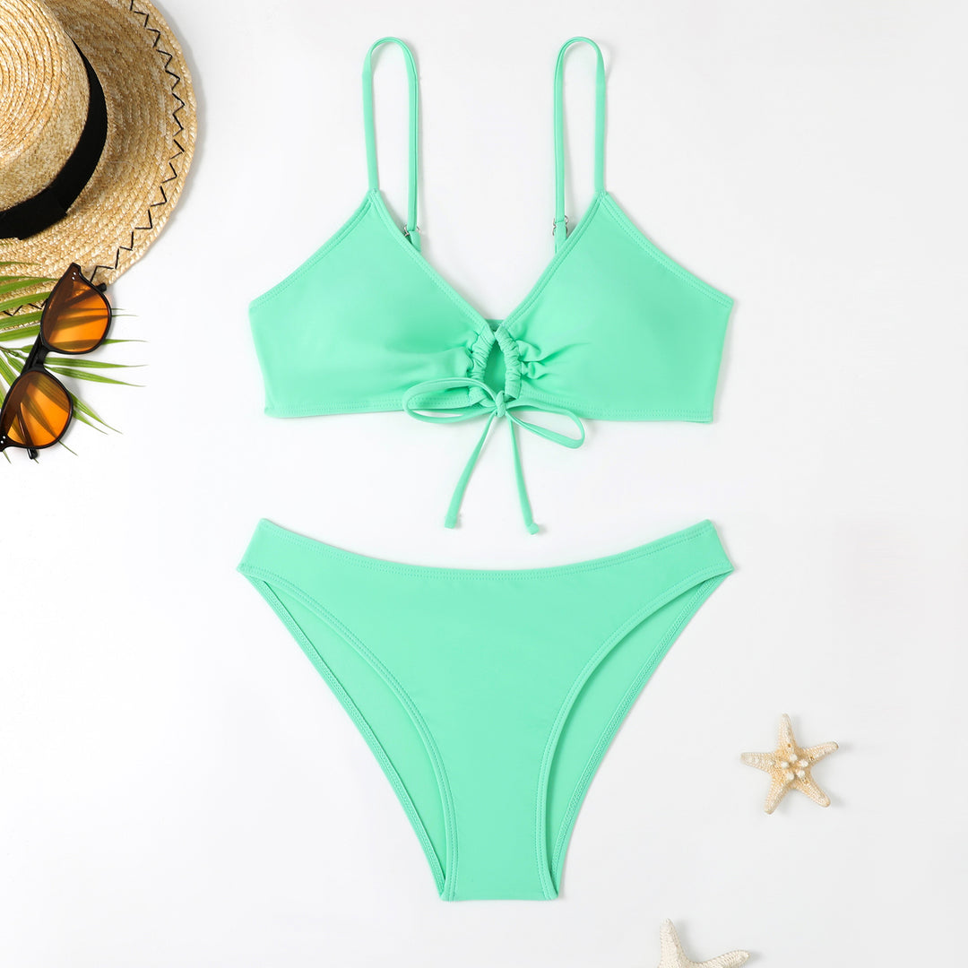 Dame Bikini-sæt med justerbare stropper og høj skæring Stilla
