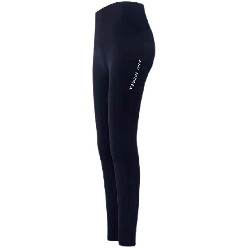 Dame højtaljede sportleggings med sculpting effekt og åndbare egenskaber Stilla