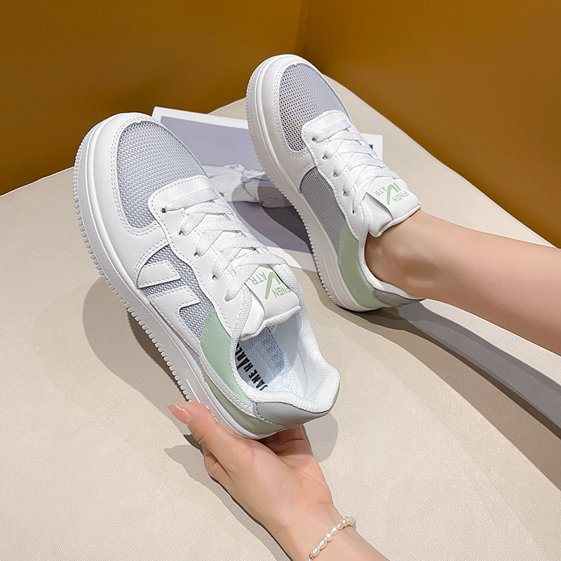 Kvindernes Åndbare Sneakers med stabiliserende Gummisål og innovativ Mesh-Overflade Stilla