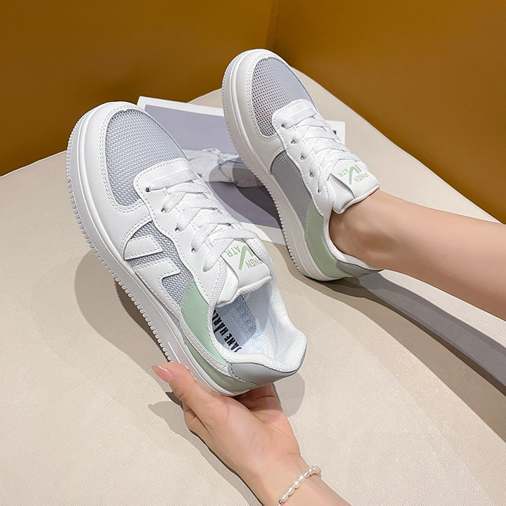 Kvindernes Åndbare Sneakers med stabiliserende Gummisål og innovativ Mesh-Overflade Stilla