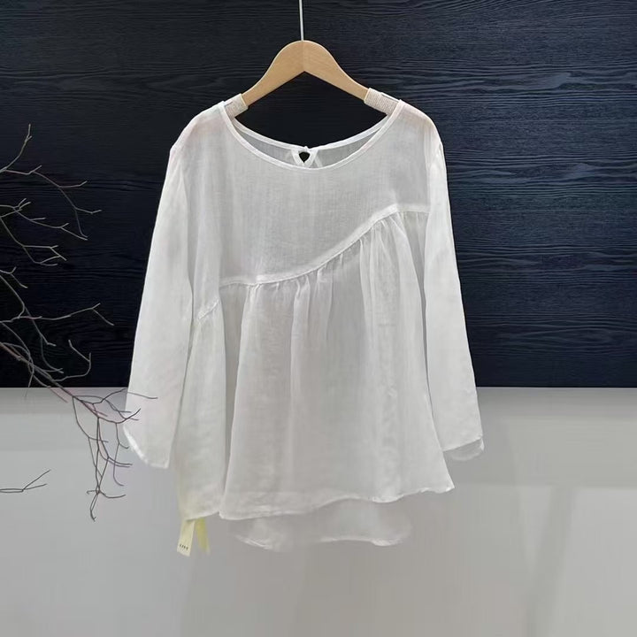 Dame Bohemian Stil lagdelt Bluse Stilla