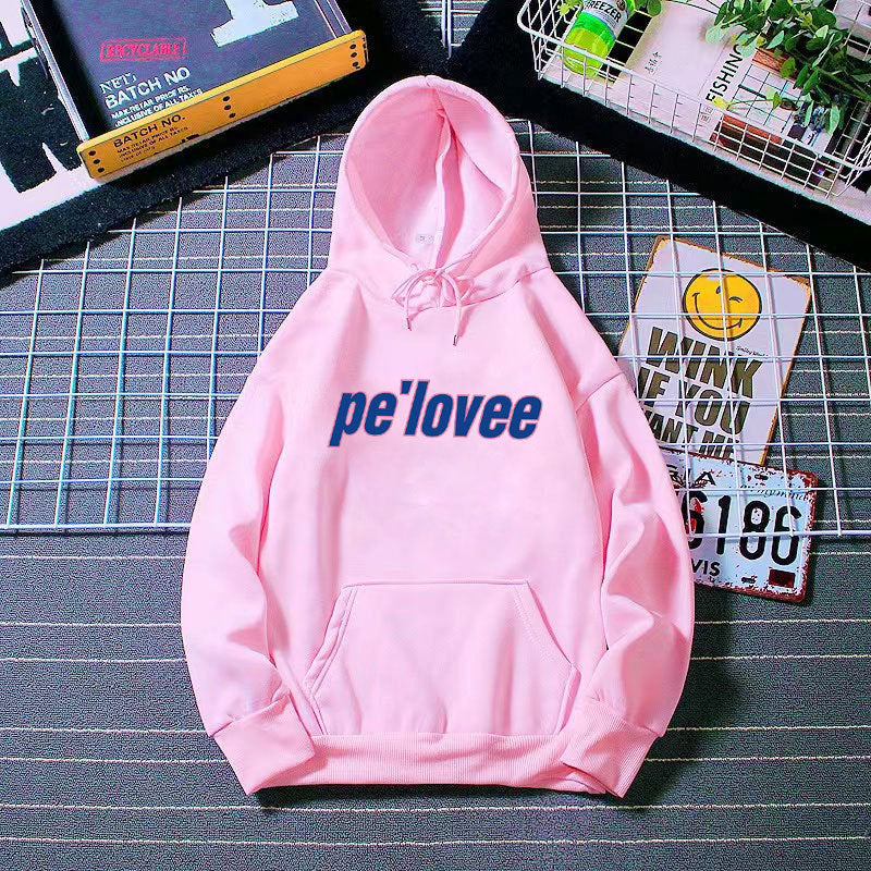 Kvinders hoodie med moderne bogstaver Skovae 1772612762