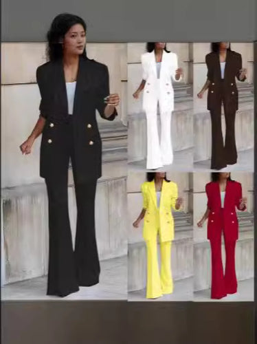 Dame elegant og alsidig blazer-sæt Stilla