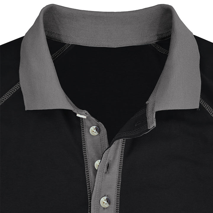 Herrer Langærmet Polo T-shirt Stilla