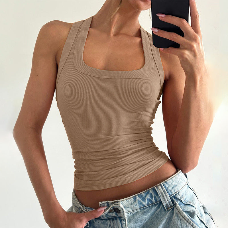 Damer Sporty Crop-Top Skovae