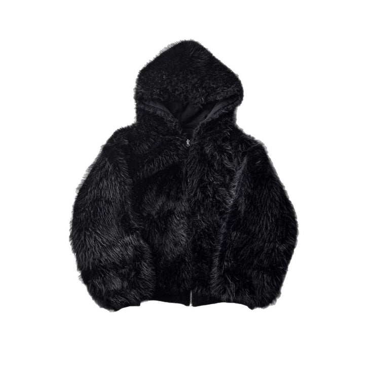 Kvindernes vinterjakke med faux fur foret hætte og praktiske lommer Stilla