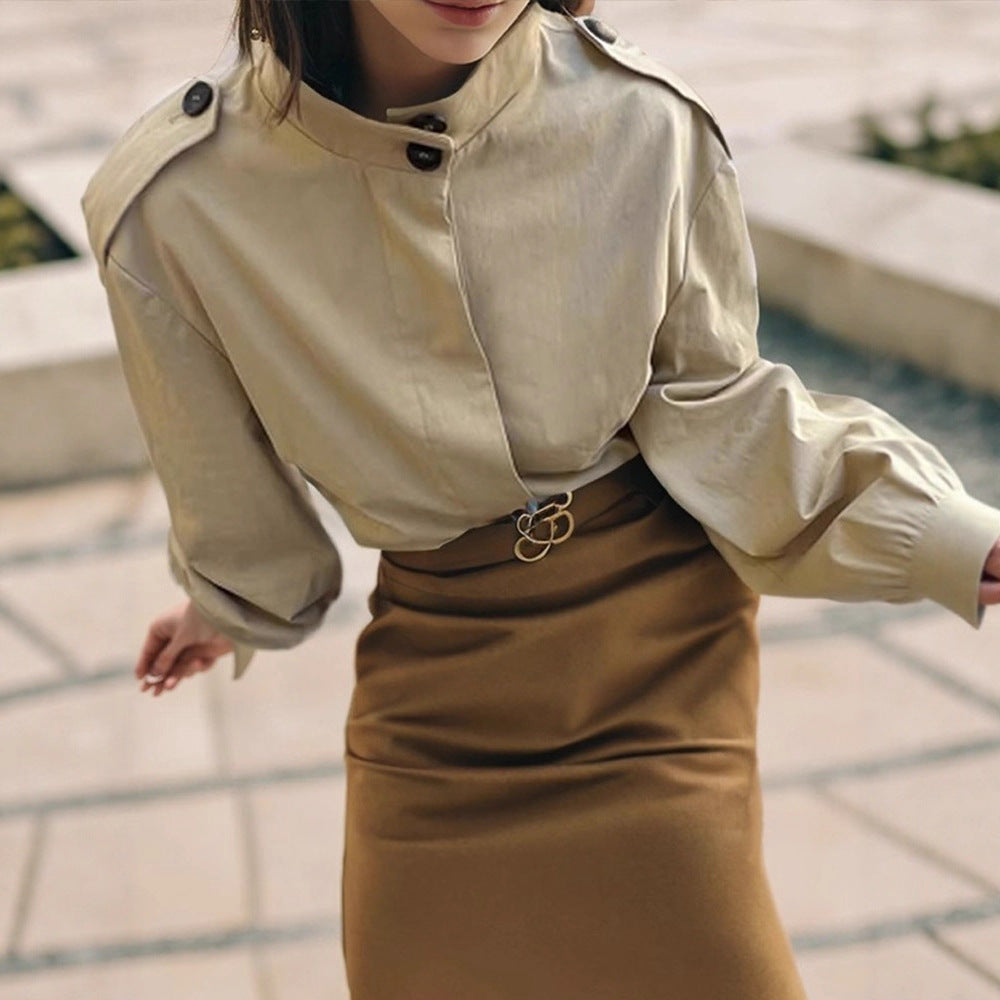 Dame modischer blazer med innovativt design Stilla
