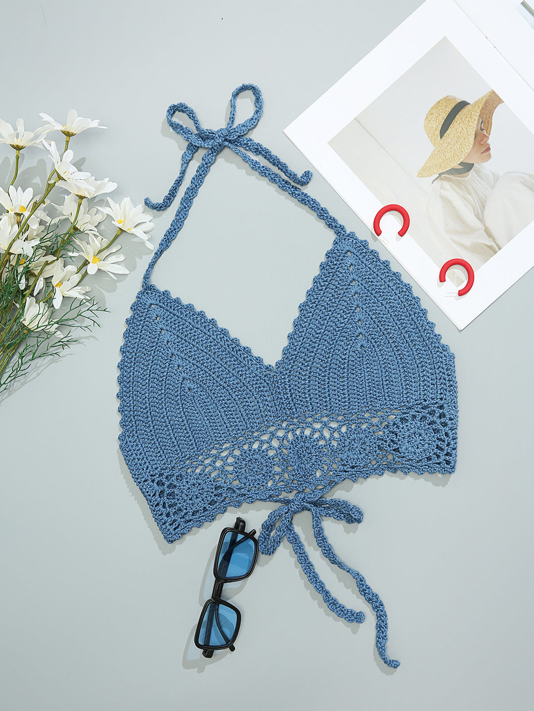 Dame hæklede bikini top Stilla