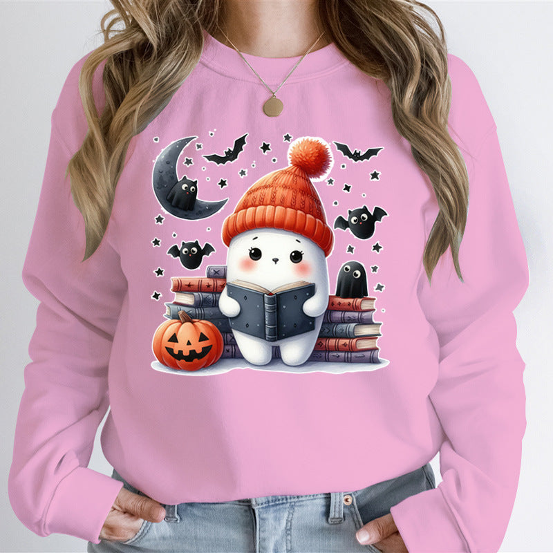 Dame sweatshirt med legende Halloween motiv og materiale af høj kvalitet Skovae