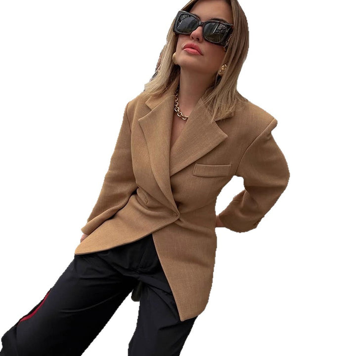 Dame Elegant oversized Blazerjakke med knapdetaljer og moderne silhuet Stilla