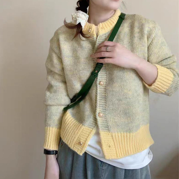 Femme Soft Knit Cardigan med struktureret detalje Stilla