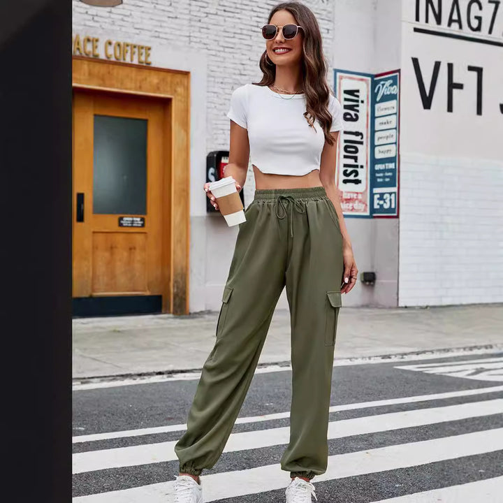 Dame Cargo Style Joggingbukser Stilla