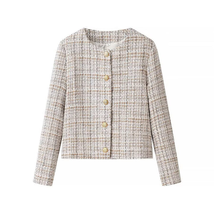Femme Tekstureret Tweed Jakke Stilla