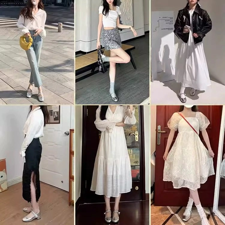 Dame Mode Slingback-pumps med elegante smykkedetaljer og komfortabel blokhæl Stilla