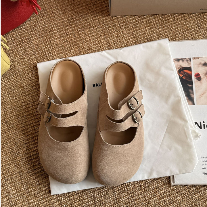 Femme Comfort Spænde Slide Mules Stilla