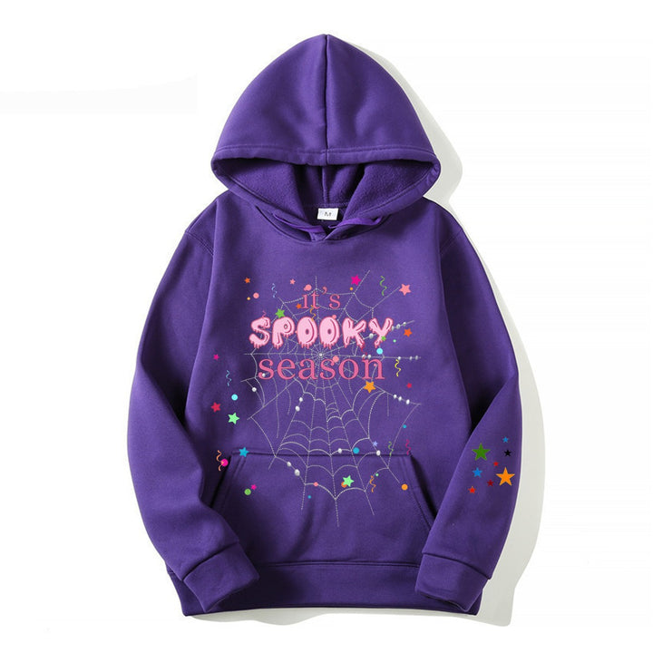 Kvinder hyggelig hoodie med grafisk Halloween design Skovae
