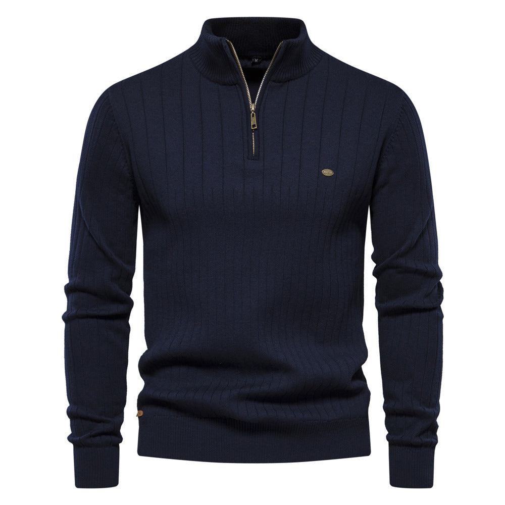 Herrer Ståkrave Pullover Stilla