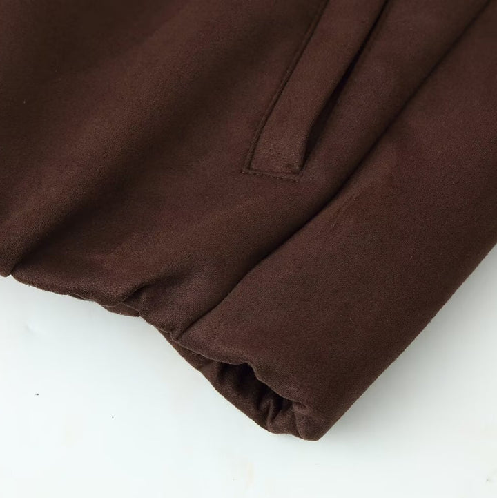 Damer elegant quiltet jakke med høj krave Stilla
