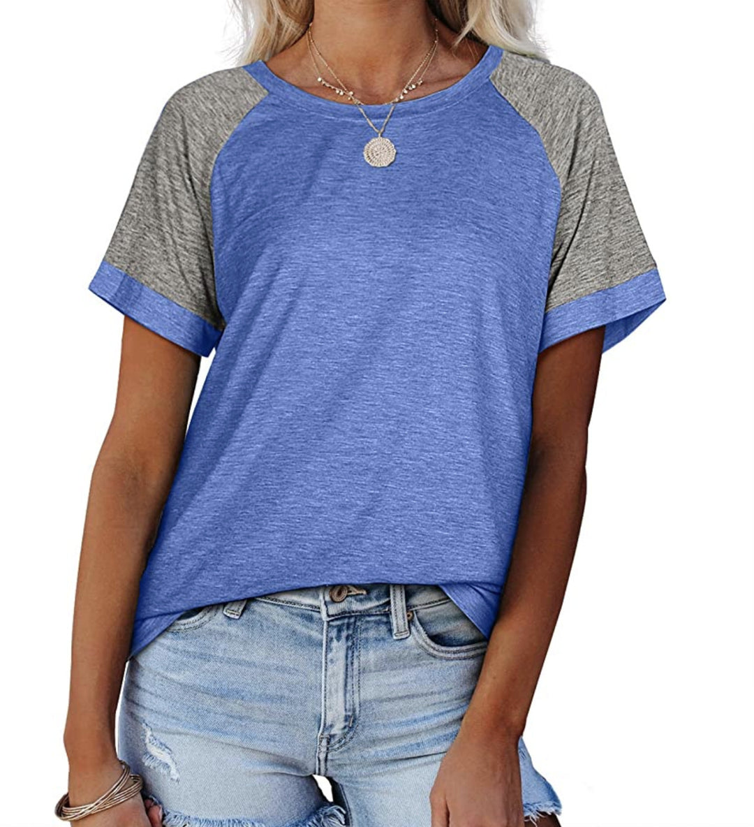 Dame Sporty fritids-T-shirt med stilfulde raglanærmer Stilla