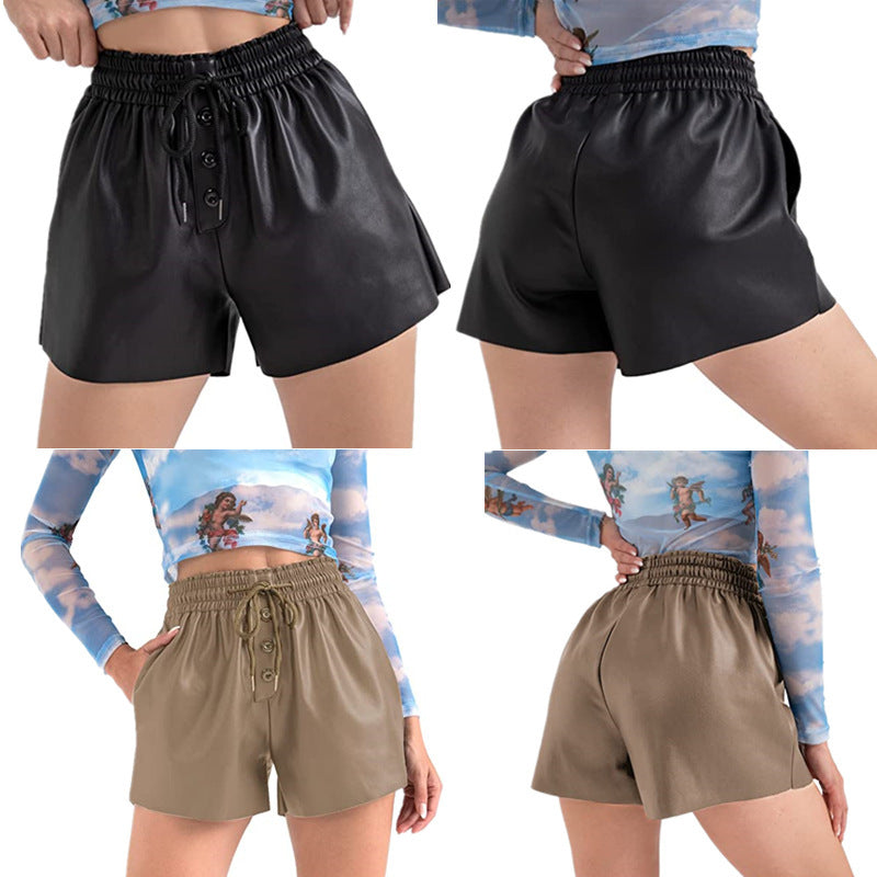 Dame Mode og komfortable shorts med elastik og snor Stilla