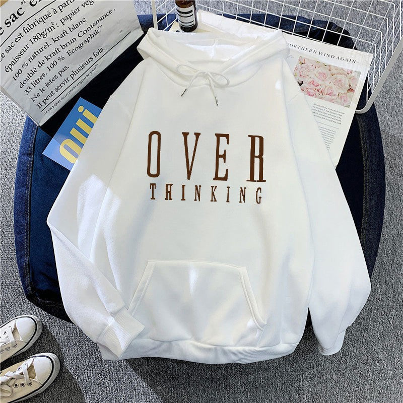 Dame hoodie med kreativt printdesign Skovae
