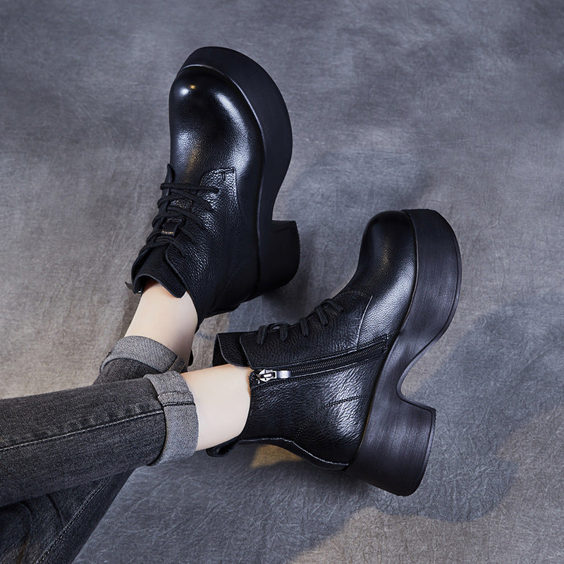 Femme Chunky Heel Ankelstøvler Stilla