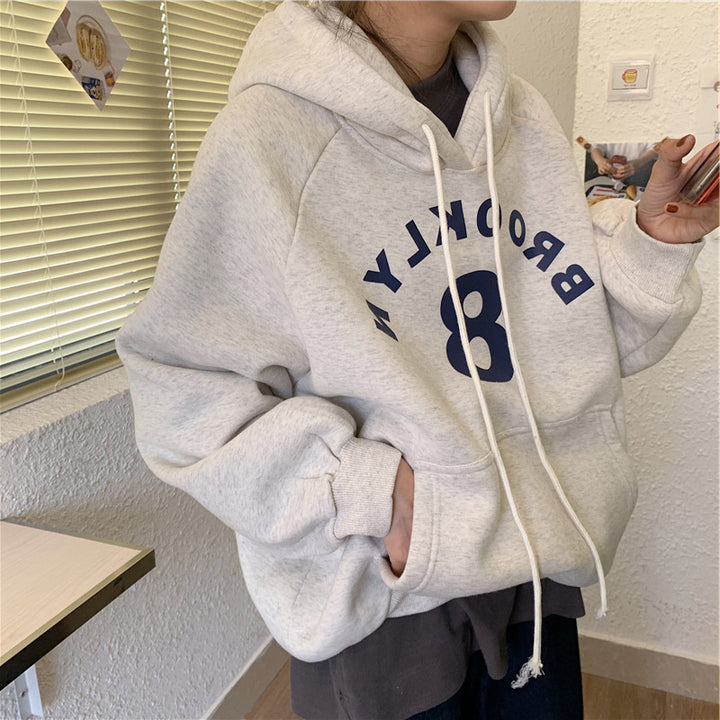 Femme Cozy Overdimensioneret Grafik Hoodie Stilla