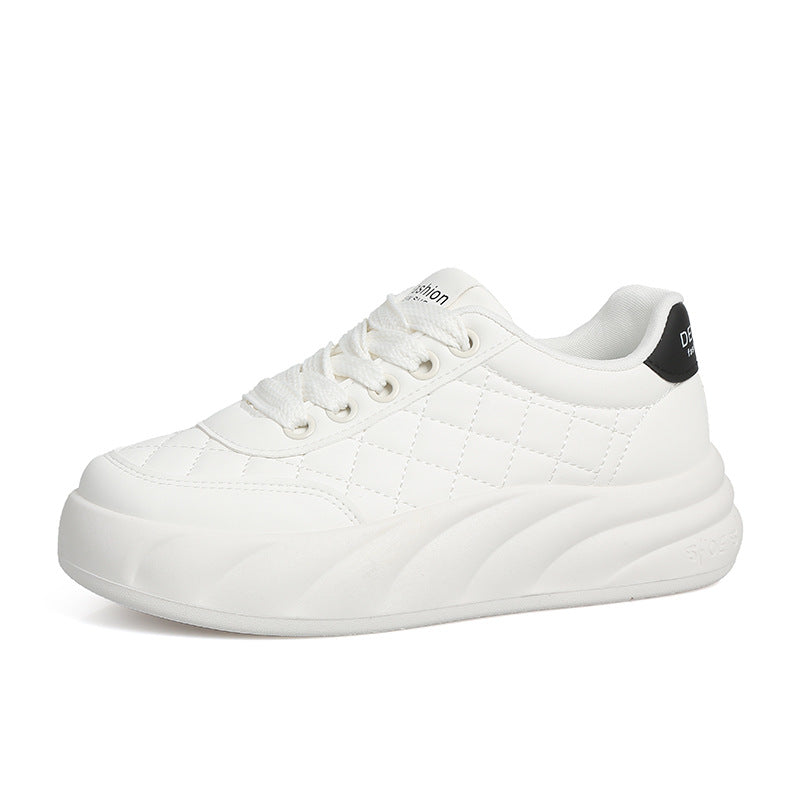 Dame Sneakers med polstret sål og quiltet design Stilla