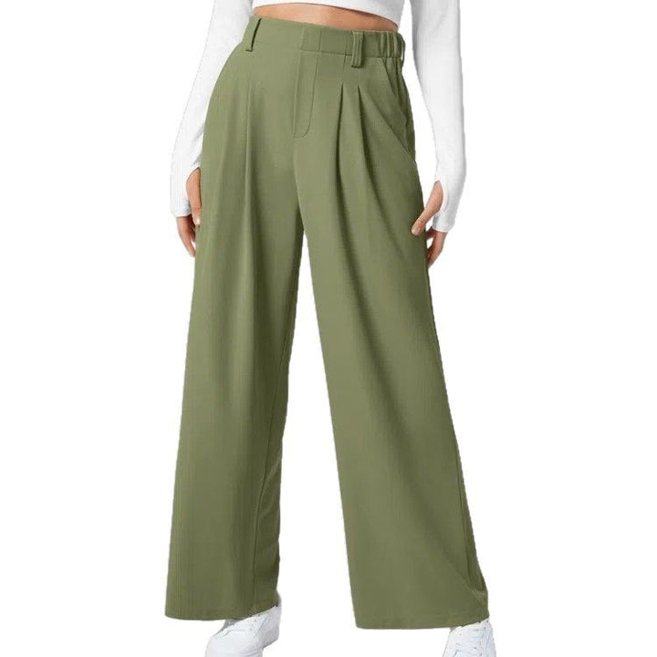 Dame Bredskårede Culotte-bukser med elastisk talje Stilla
