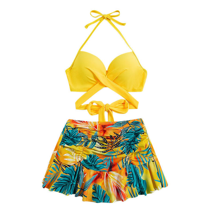 Dame designer-bikini med legesyg kjole Skovae