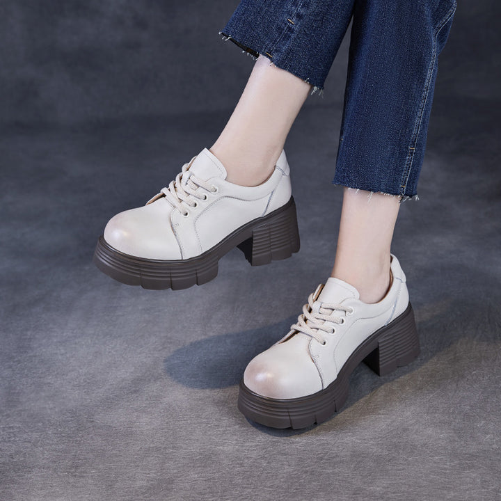 Kvinder Platform Snøresneakers med Chunky Hæl Stilla