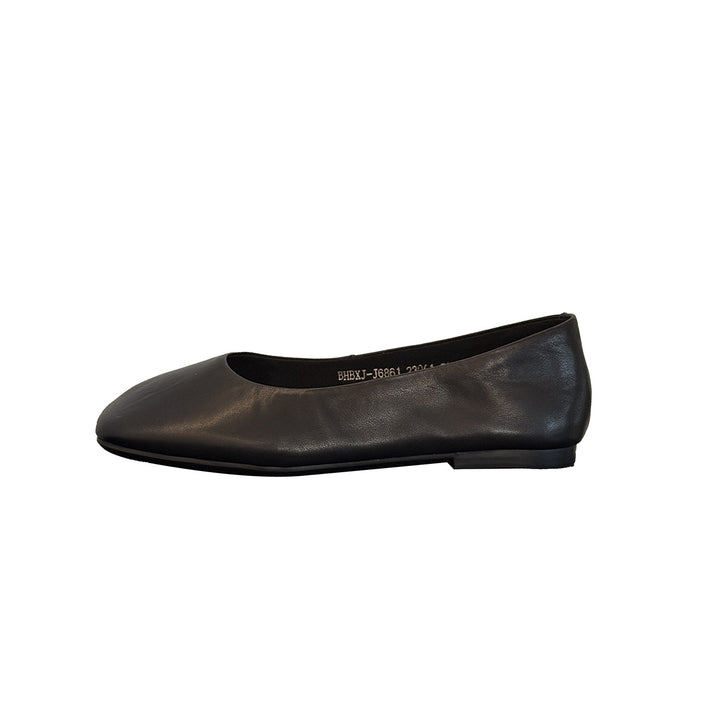 Femme Glossy Metallic Ballerinas Stilla