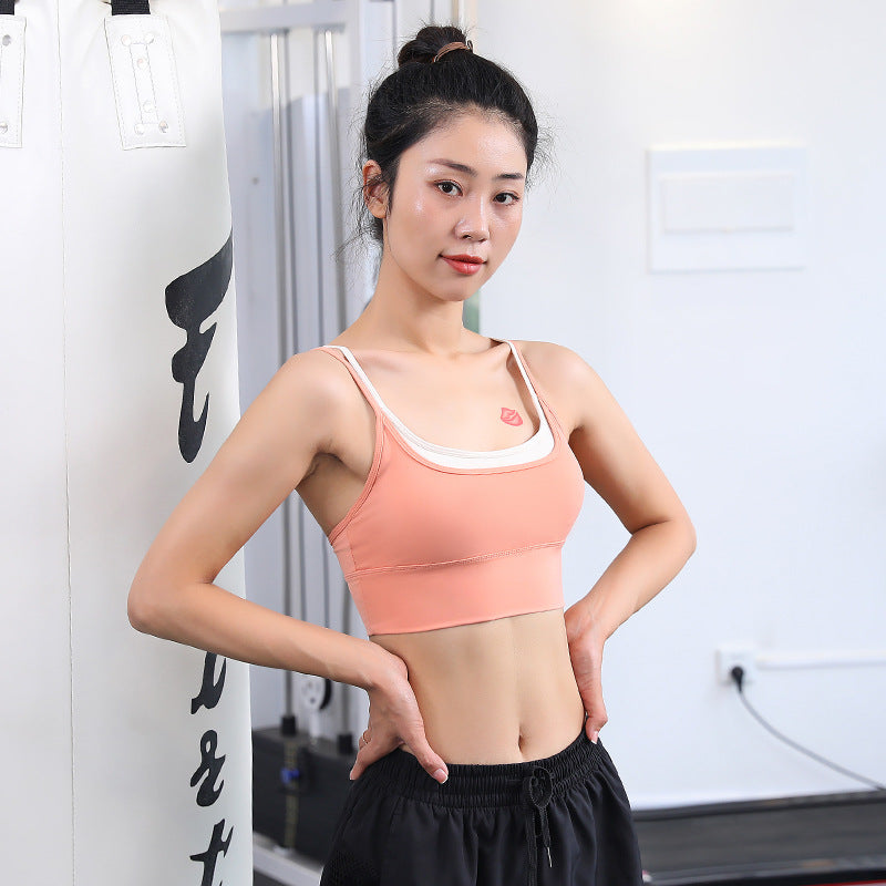 Dame Sport-Bustier med dobbelt strop-system og åndbare egenskaber Stilla