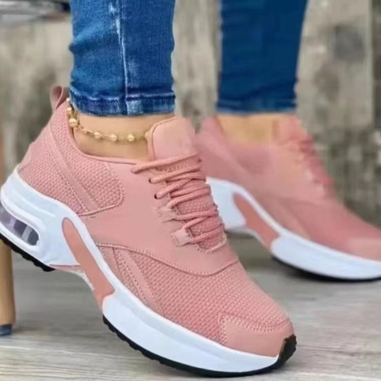 Dame Sporty Sneakers med åndbart overmateriale og stødabsorberende sål Stilla