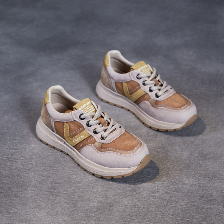 Dame stilfulde casual snørebånd sneakers Stilla