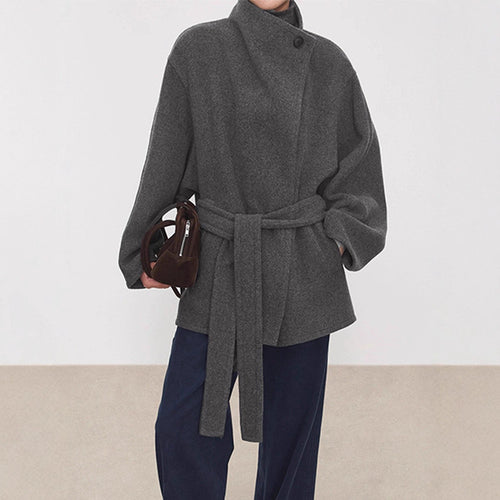 Damer oversized uldjakke Stilla