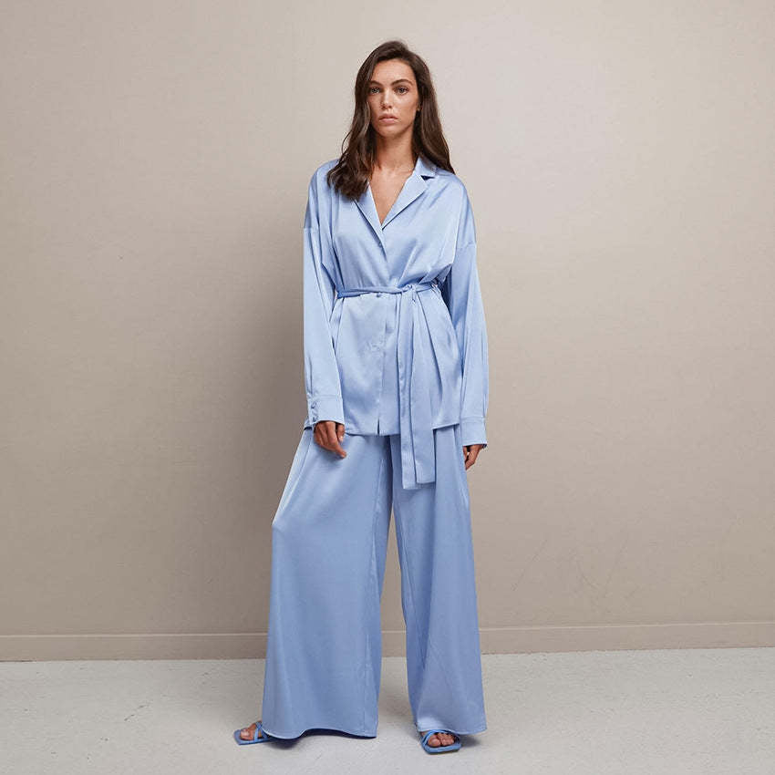 Dame luksuriøs satin pyjamas sæt Stilla