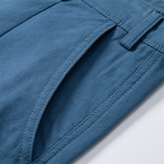 Herrer Cargo-Shorts med praktiske sidelommer og elastisk talje Stilla