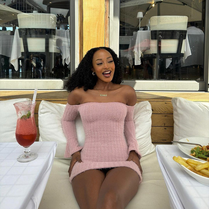 Dame Off-Shoulder Minikjole Skovae