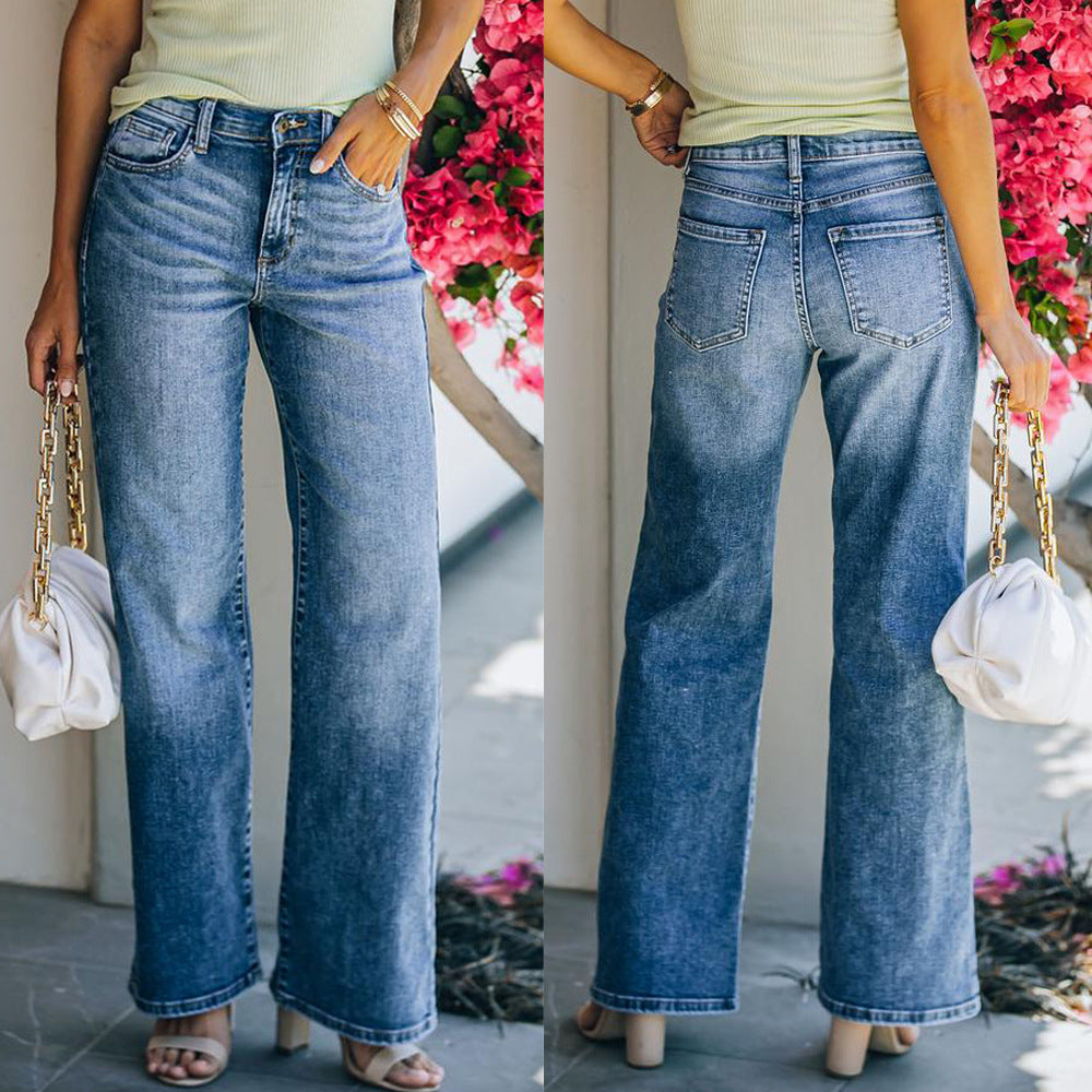 Femme Bred Denim-Bukser Stilla
