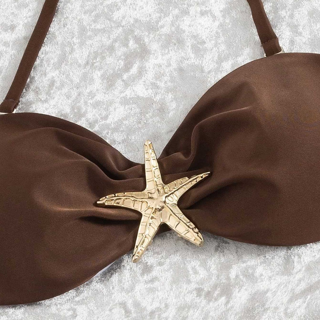 Dame Bikini-sæt med luksuriøs stjerneaccent Skovae
