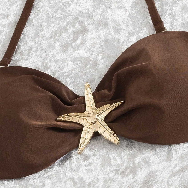 Dame Bikini-sæt med luksuriøs stjerneaccent Skovae