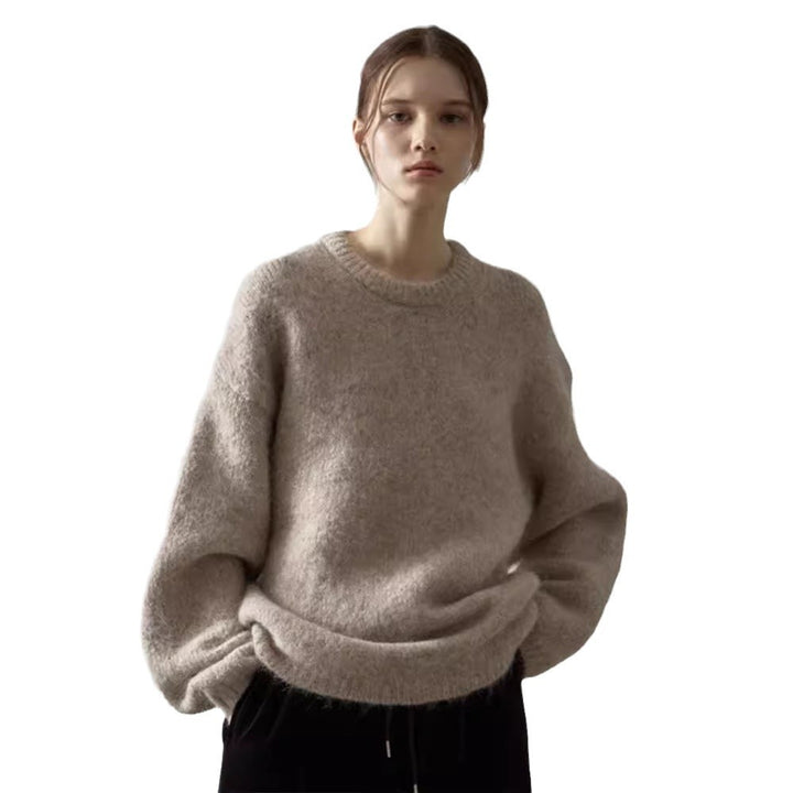 Kvinders hyggelige oversized sweater med blødt materiale