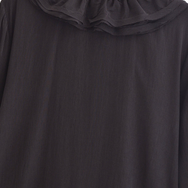 Femme Rüsch V-udskæring Bluse Stilla