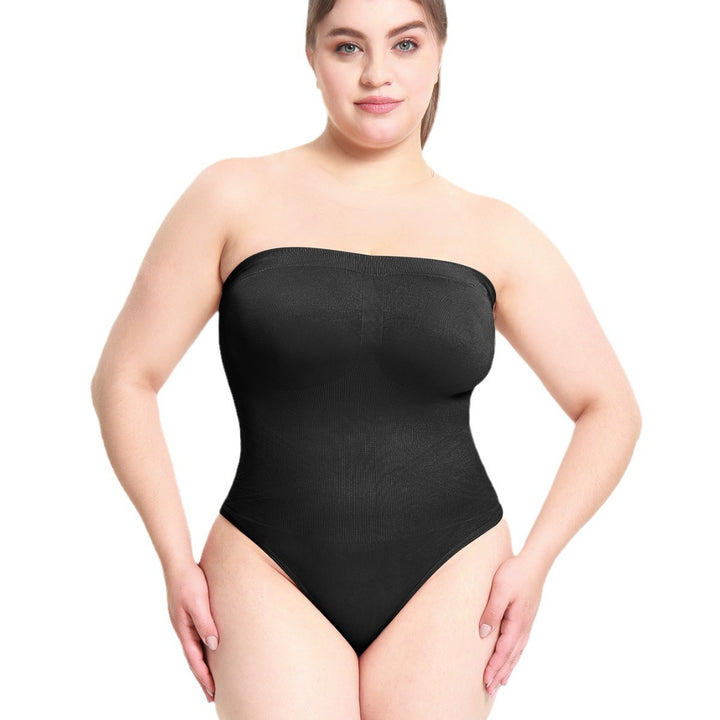 Dame en-delt badesuit med justerbare stropper og elegant push-up-effekt Stilla