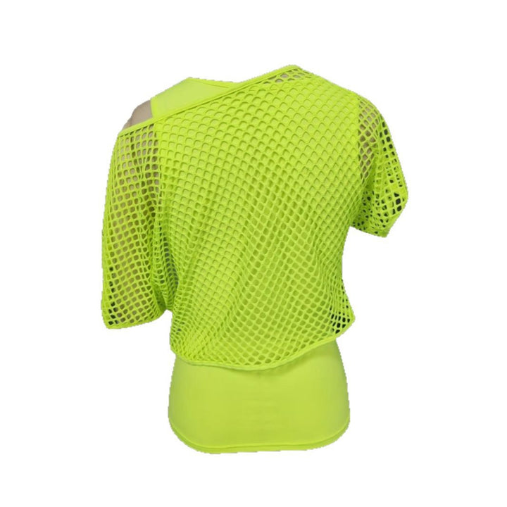 Femme Let Mesh Overlay Top Stilla